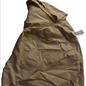 Maternity khaki shorts